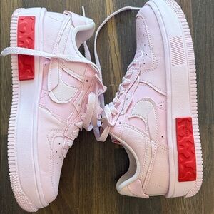 Nike Pink and Red Women's Sneakers
